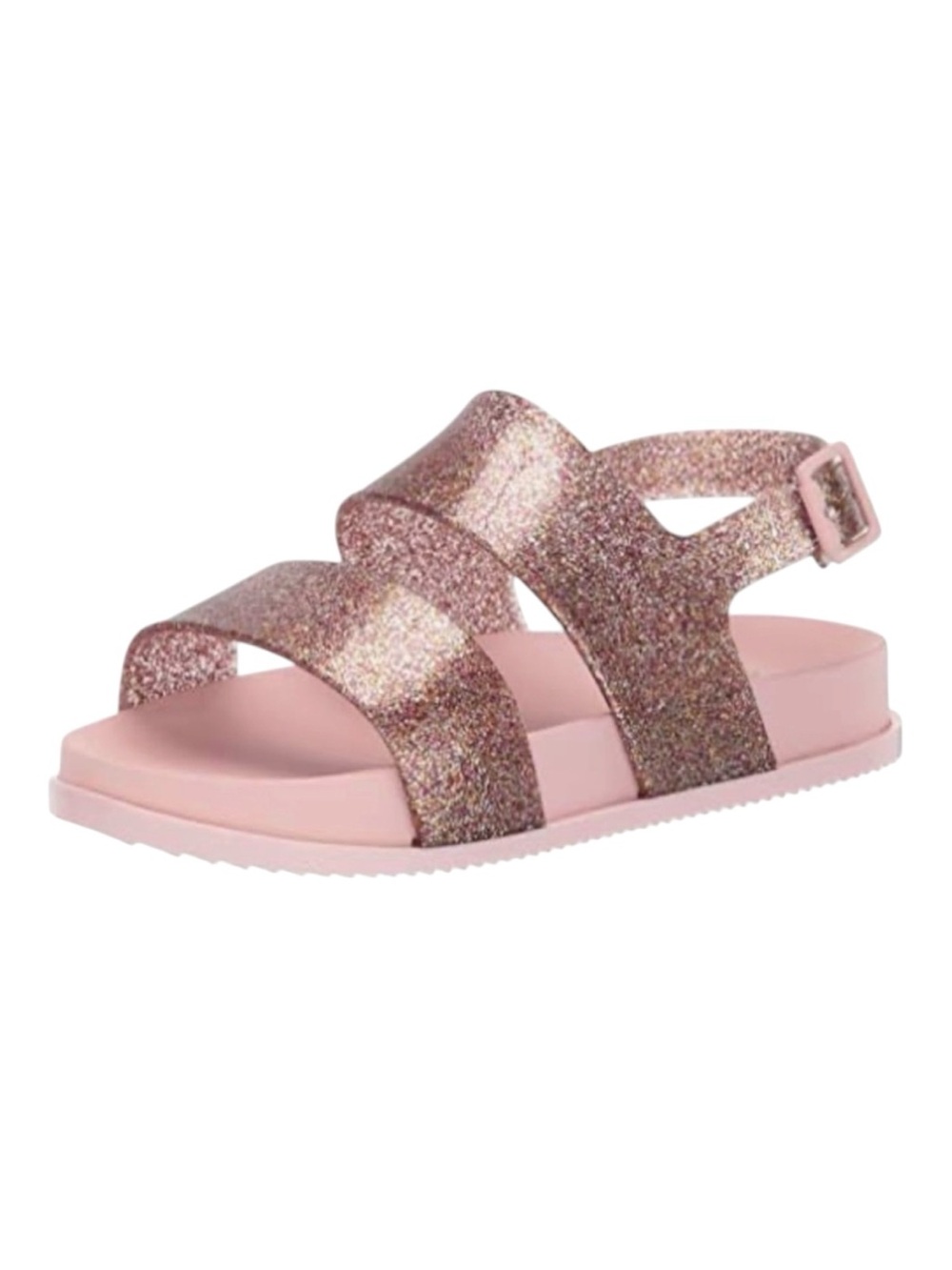 Mini Melissa Mel Cosmic Sandal in Glitter Pink